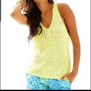NWT Lilly Pulitzer Size M beach crochet top